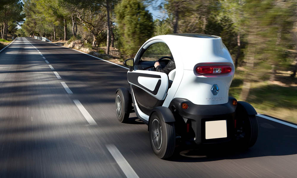 Renault Twizy pizza