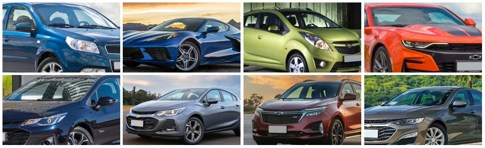 Модельный ряд Chevrolet 2024 - цены на новые авто, комплектации и фото ...