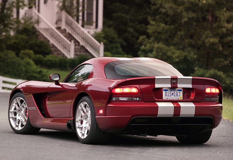 2008 Dodge Viper SRT10: особенности, технические характеристики, фото