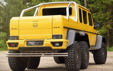 Удивительные особенности всемирно известного автомобиля G 6x6 от Mansory