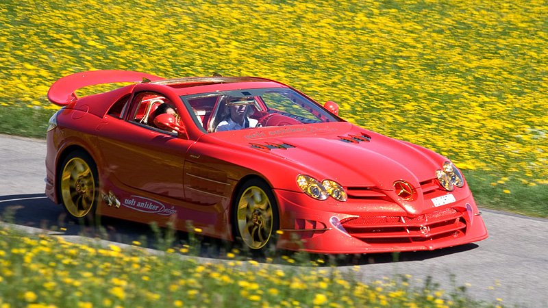 Mercedes Benz SLR MCLAREN 999 Red
